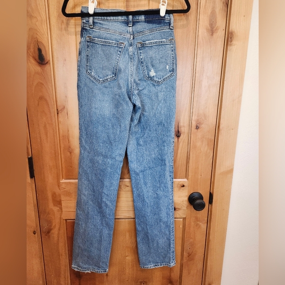 Abercrombie The 90s Straight Ultra High Rise Women's Jeans 25 0 L - Picture 3 of 3